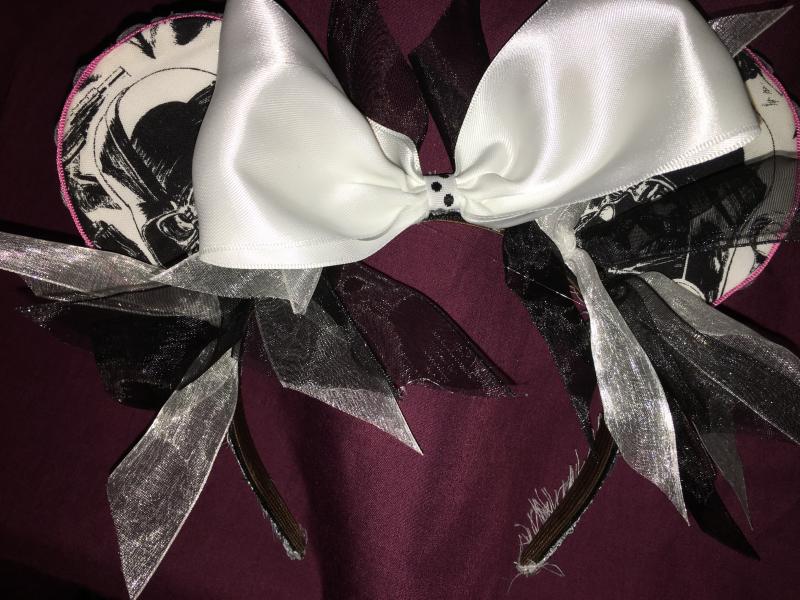 Darth Vader with white bows